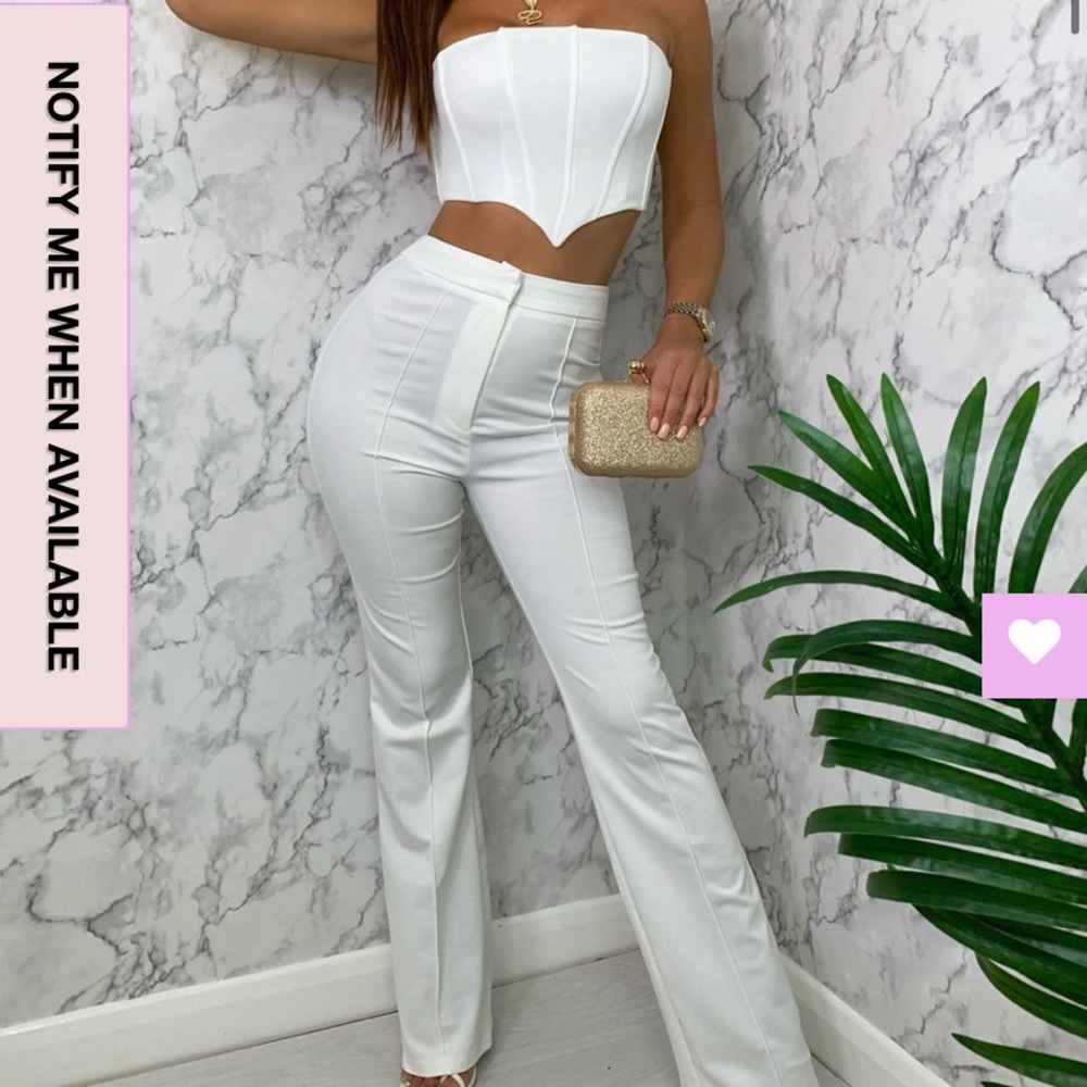DRESSMEZEE
SHE MEANS BUSINESS TWO PIECE - WHITE
